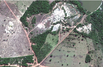 Aerial view of first Brazilian Operations