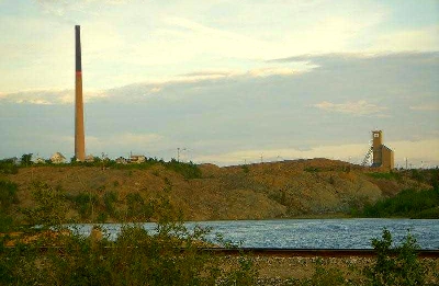 Silveroc Mines expansion at Flin Flon in 1981